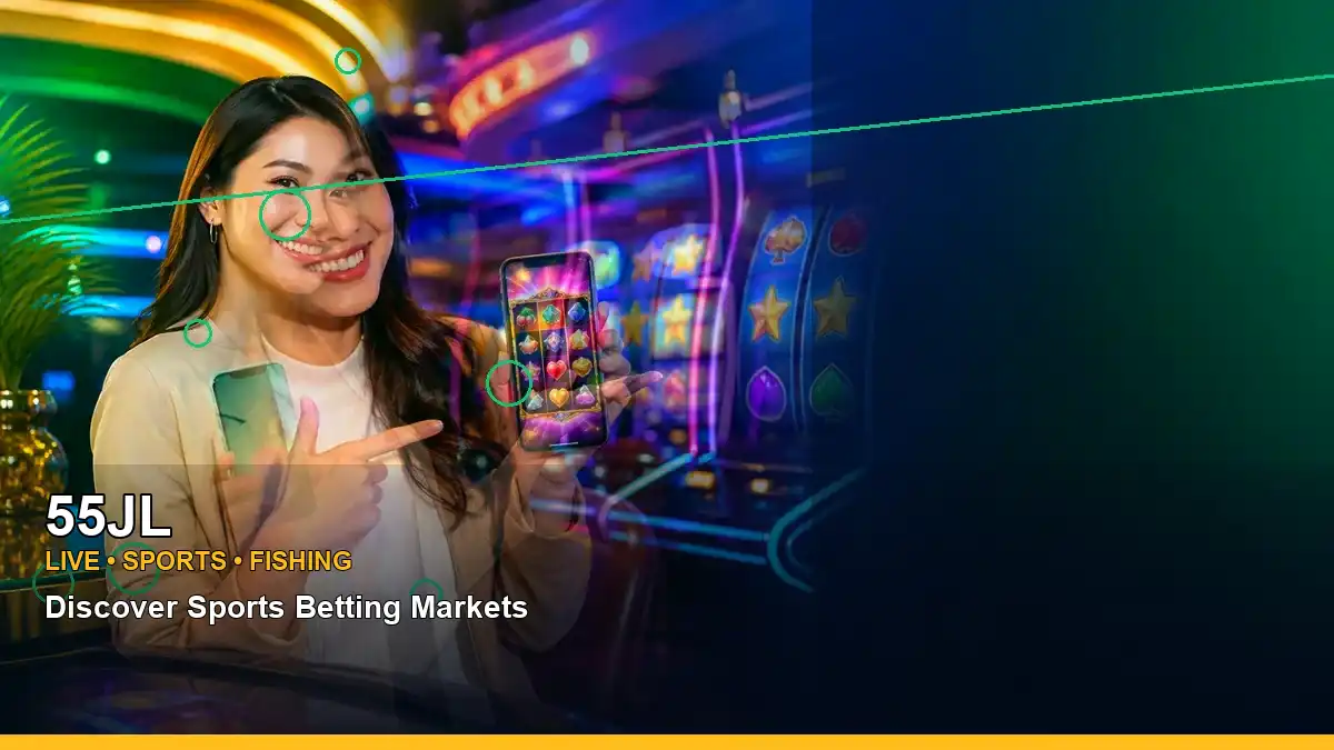 55JL casino deposit and wallet guide with an adult Filipina host in a left-focused composition